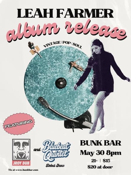 Leah Farmer, JRoy Dub and Bluebeat Quintet